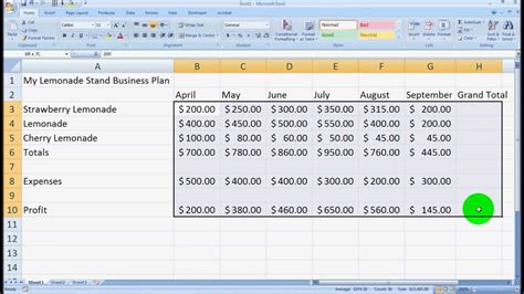 Toradh íomhá ar MS Excel 2003 Tutorial