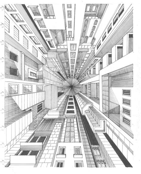 Image result for Point Perspective City