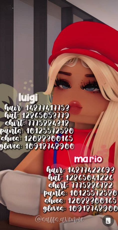 Afbeeldingsresultaten voor Roblox Picture ID Codes for Mario