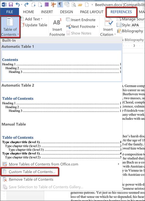 Image result for How to Link Index to Pages in Word