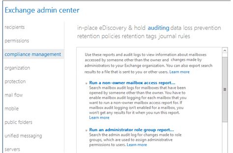 Image result for EAC Exchange Admin Center