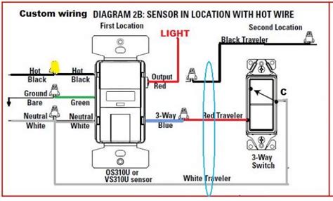 Replacing 3way switch with motion sensor - DoItYourself.com Community ...