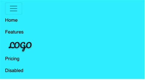 Afbeeldingsresultaten voor Navbar with Center Logo