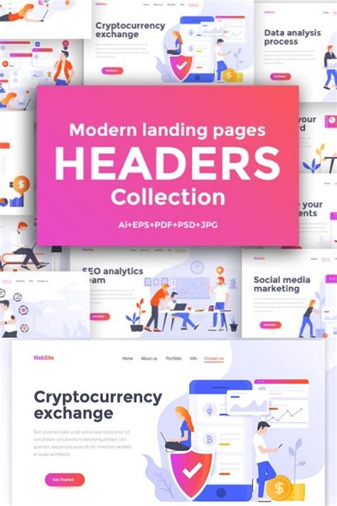 landing page website template に対する画像結果