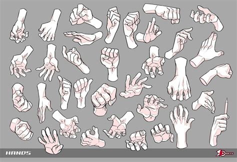 Toradh íomhá ar Hand Reference Drawing Anime Rising