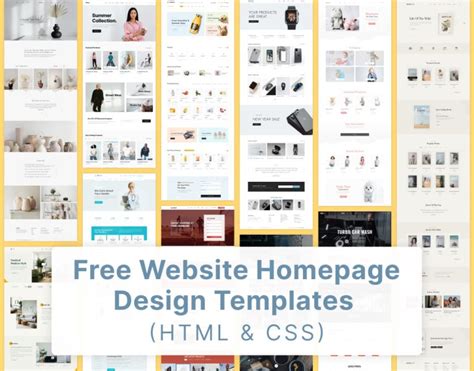 Image result for Homepage Design Templates