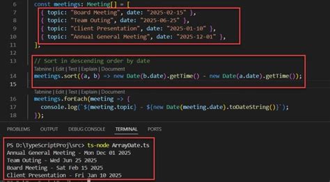 Image result for Array Sort in TypeScript
