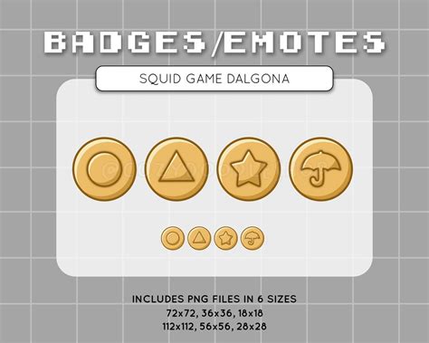Squid Game Dalgona Icon に対する画像結果