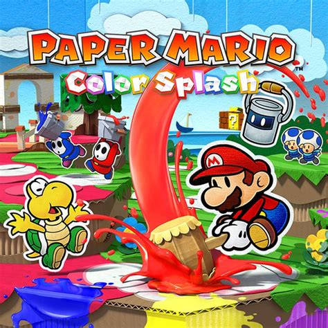 Image result for Paper Mario Color Splash Art Girl