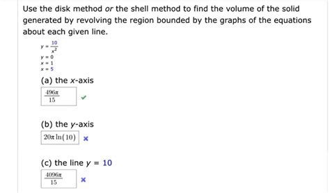 Image result for When to Use Volume by Shells and by Disk