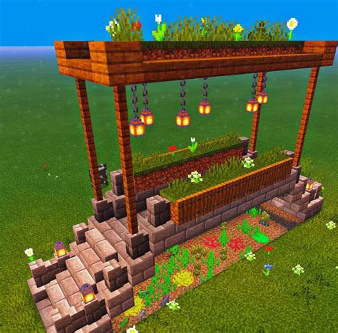 Image result for Minecraft Garden Ideas