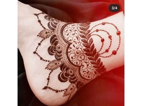 Image result for Ankle Henna Designs