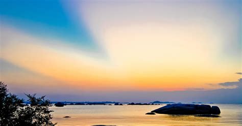 the beauty of Tanjung Tinggi beach, Laskar Pelangi, Belitung, Indonesia ...