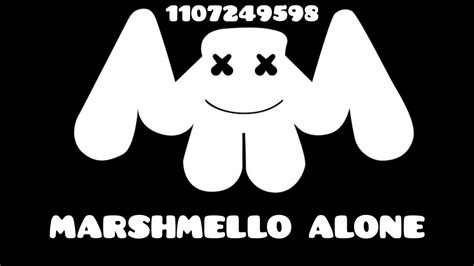 Image result for Marshmello Alone Roblox ID