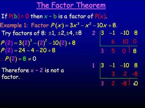 Factor Theorem Proof に対する画像結果