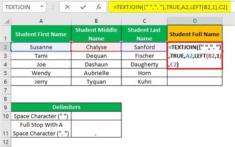 Image result for Textjoin in Excel Uses and Examples