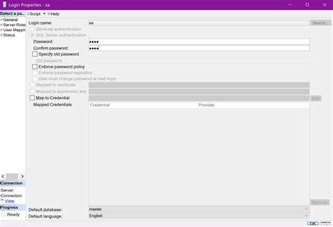 Image result for Password Settings On SQL