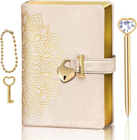 Image result for Leather Journal with Lock and Key