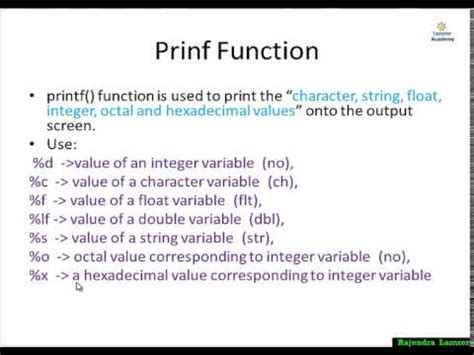 Printf C Programming ಗಾಗಿ ಇಮೇಜ್ ಫಲಿತಾಂಶ