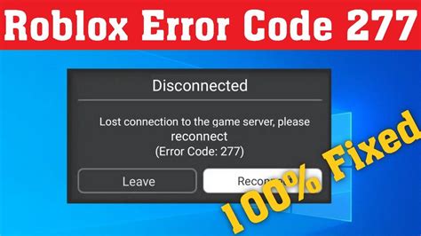 Image result for 277 and 264 Roblox Error Meaning