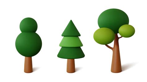Image result for 3D Tree Vector