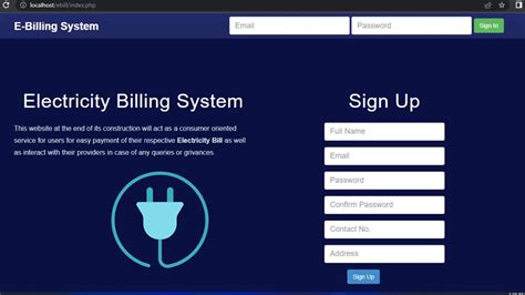 Image result for Electricity Billing System Evaluation Form