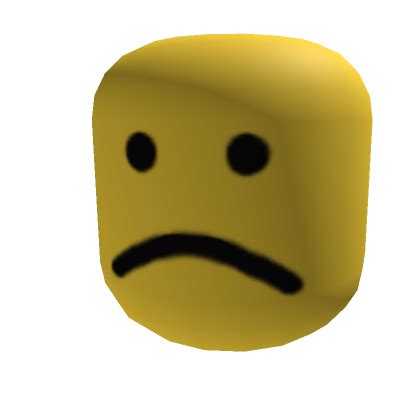 Image result for Sad Roblox Head