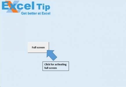 تصویر کا نتیجہ برائے Excel Full Screen VBA Code