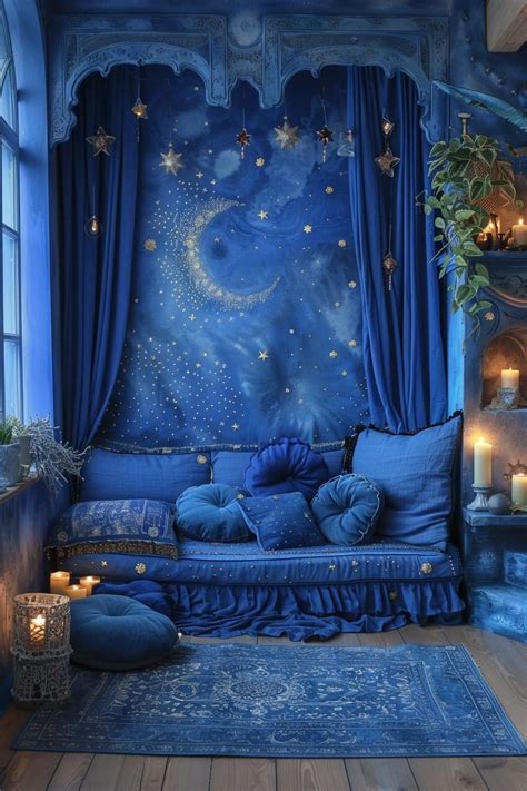 29 Blue Boho Apartment Ideas For A Tranquil Urban Haven - Courtneys World