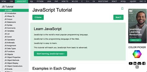 W3Schools JavaScript Cookies-এর ছবি ফলাফল