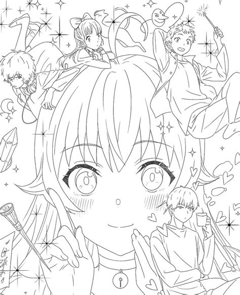 Image result for Witch Watch Anime Color by Number