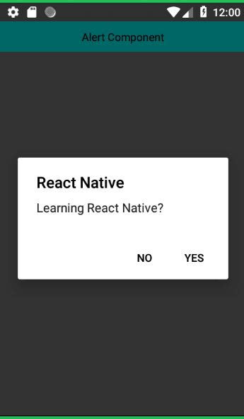 Image result for React Native Alert Color