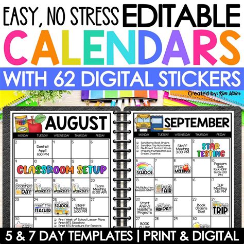 Image result for Free Edit Calendar Template