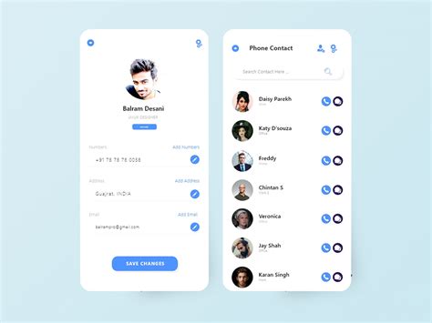 Image result for iOS UI Contact Information