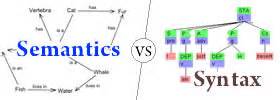 Toradh íomhá ar Syntax and Semantics Difference