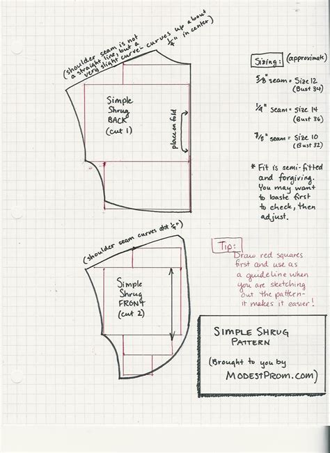 Free Printable Bolero Sewing Patterns に対する画像結果