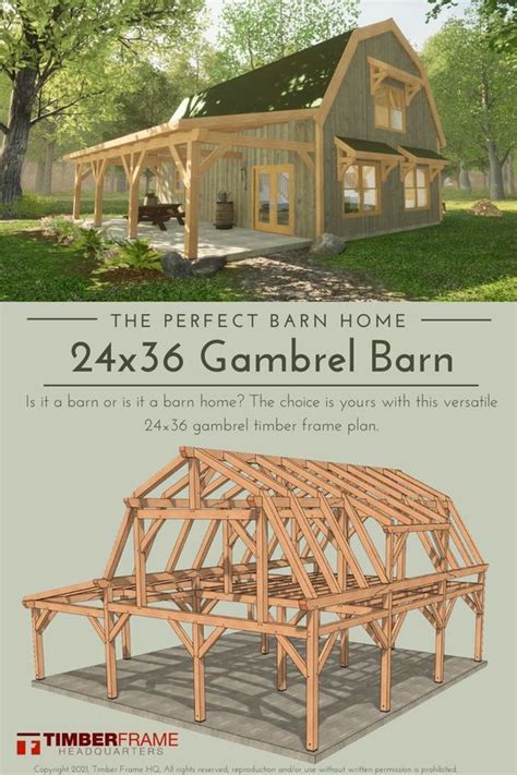 Afbeeldingsresultaten voor Timber Frame Barn Home Plans