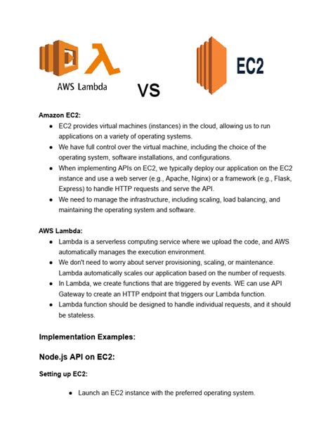 Image result for AWS Lamba vs EC2