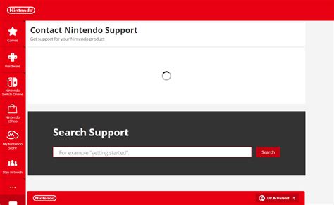 Afbeeldingsresultaten voor Support.Nintendo.com Swich Error