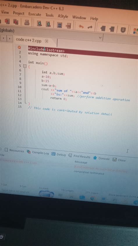 Image result for Code Snippet for C++