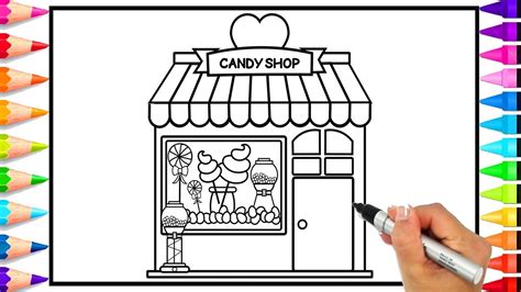 Image result for How to Draw a Store