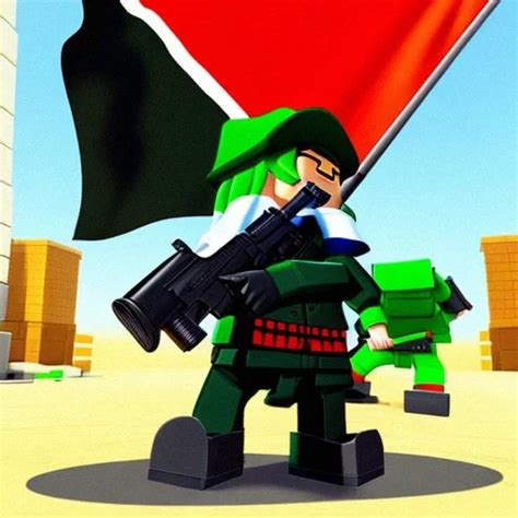 Image result for Roblox Characters Gun Fighting
