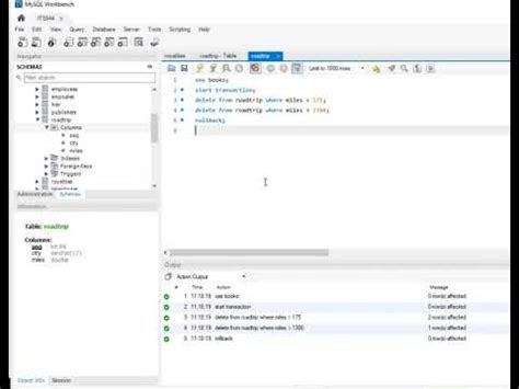 Toradh íomhá ar MySQL Transaction