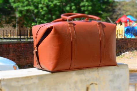 Toradh íomhá ar Leather Duffle Bag Pattern
