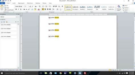 Afbeeldingsresultaten voor Find and Replace Command in Word