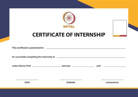 Toradh íomhá ar NPTEL Certificate Sample