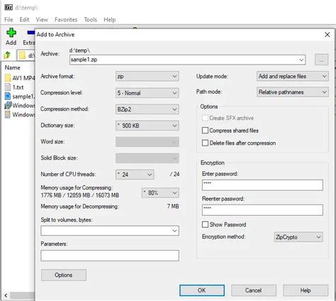 Toradh íomhá ar How to Password Protect Zip File