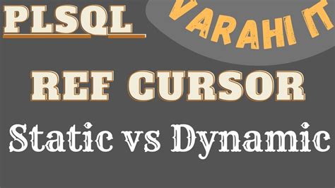 Image result for Cursor Variable in Oracle