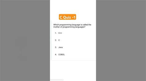 Image result for C-language Quiz! Test
