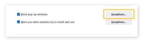 Image result for Block Pop-Ups Firefox Android